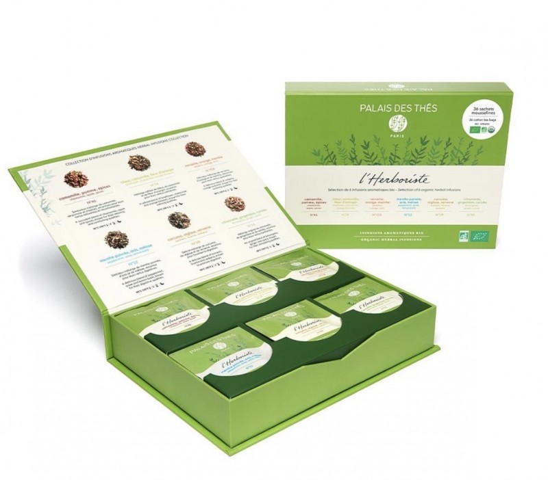 Où trouver un coffret d'infusions Herboriste Palais des thés